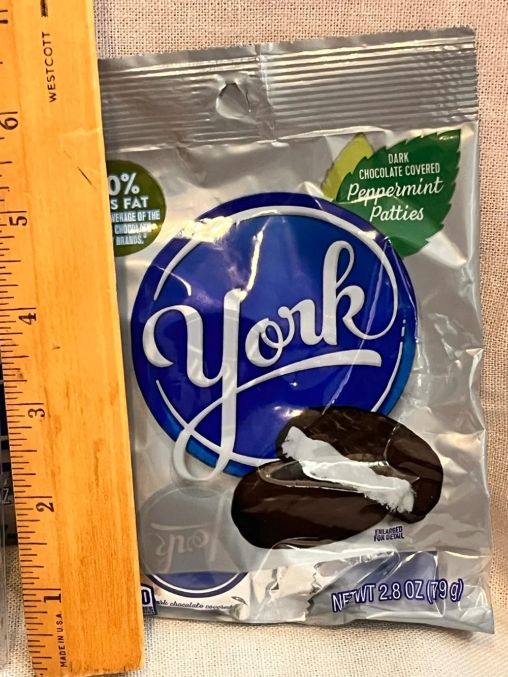 York Peppermint Patties Candle Wax Melts - Silver & Blue Packaging